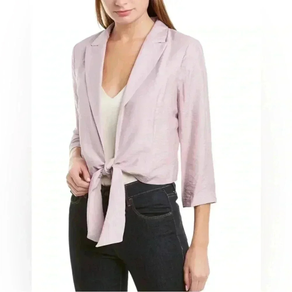 Pink Cardigan Blazer